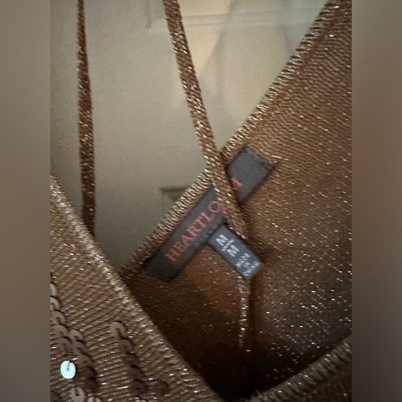 Heartloom Sequin Thin Sweater Dress - Picture 2 of 4